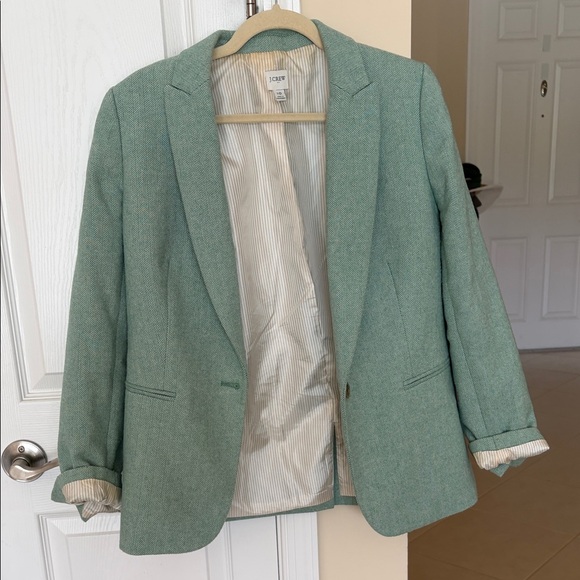J. Crew Jackets & Blazers - J. Crew Mint Green Blazer